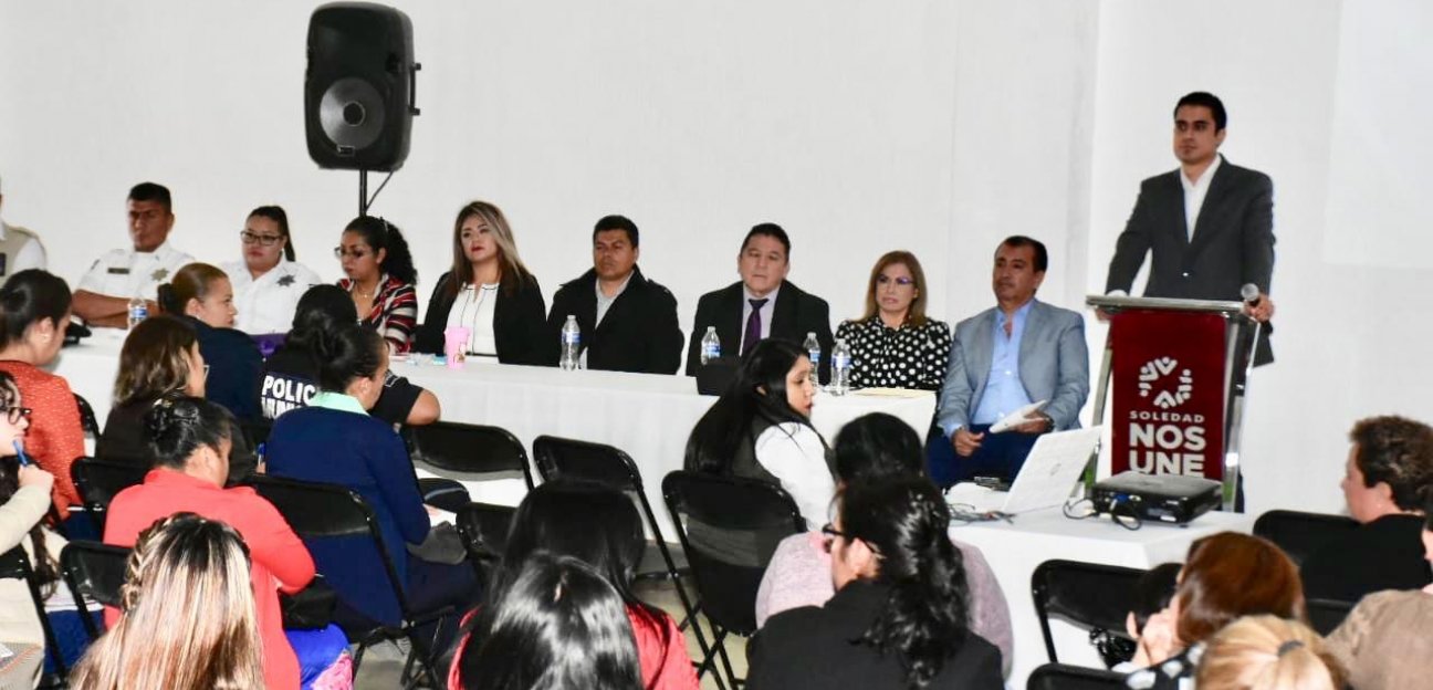 Ayuntamiento de Soledad presenta su plan de acción del programa Seguridad Escolar Nos Une