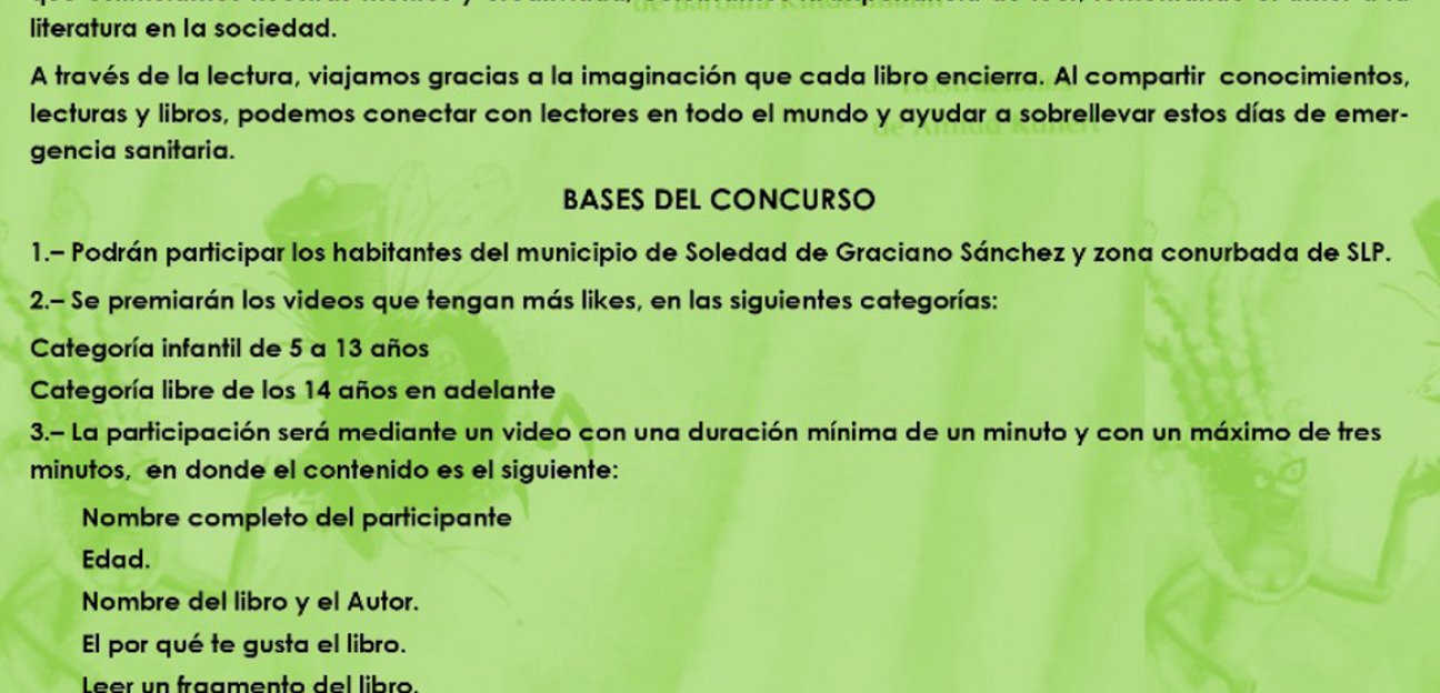 Invitan a primer concurso de lectura en línea conmemorando el Día Internacional del Libro