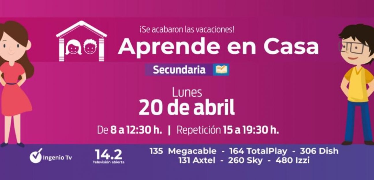Escuelas de Soledad se suman al programa Aprende en Casa, en acato a disposición de la SEP