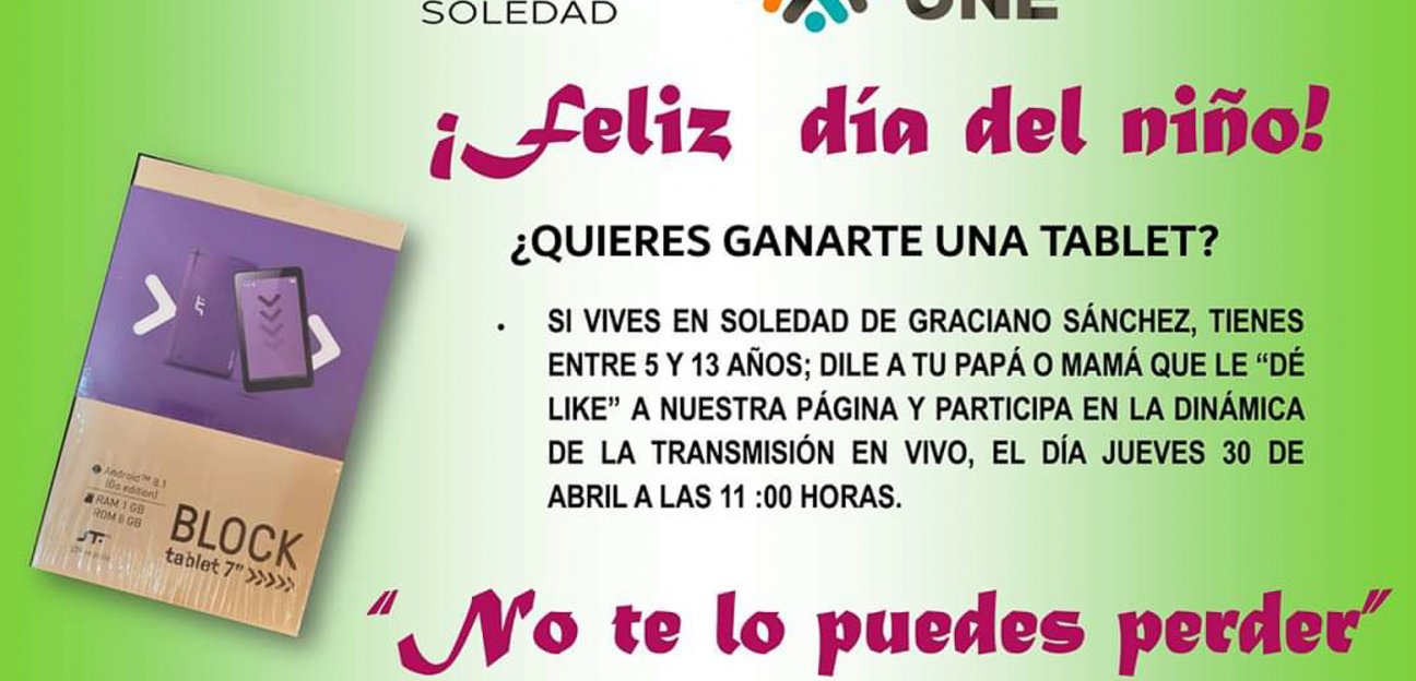 Invitan a dinámica virtual por Día del Niño