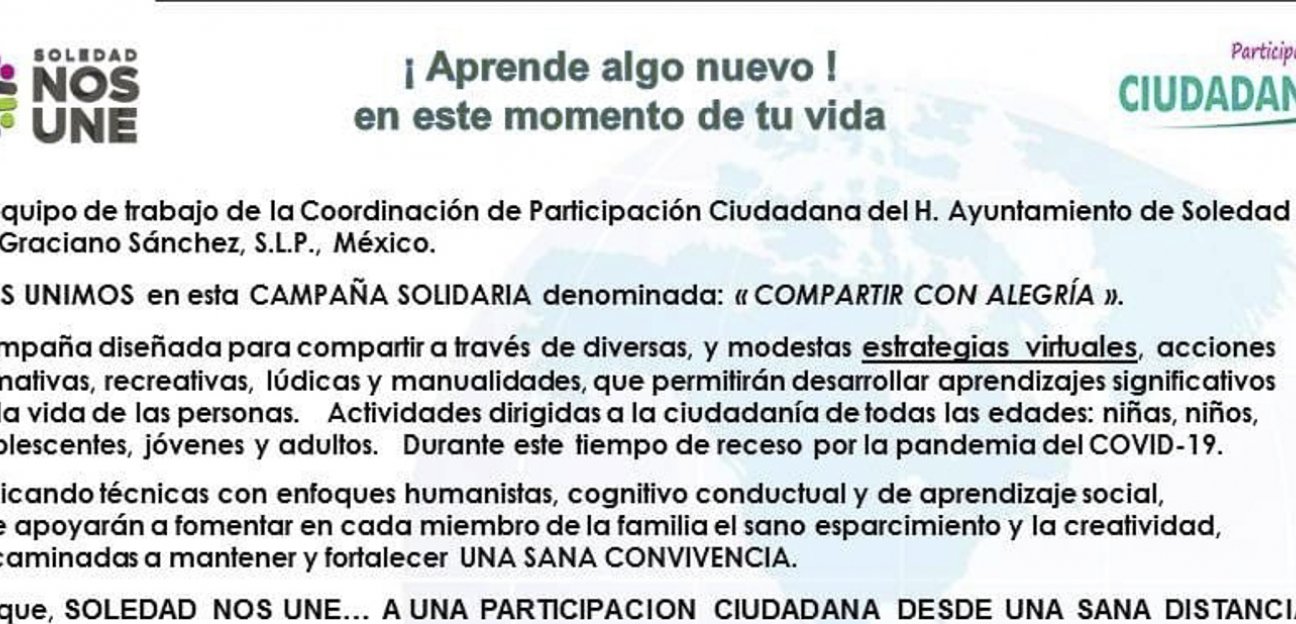 Ofrecen actividades recreativas y de aprendizaje de manera virtual