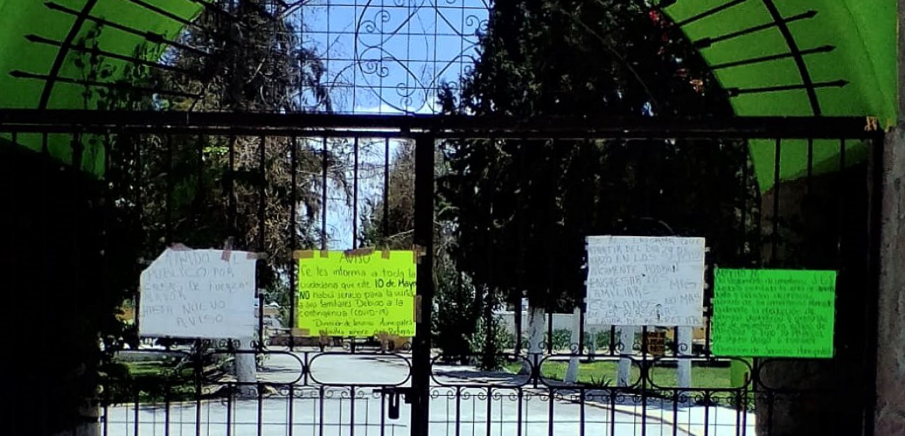 Cementerios municipales se mantendrán regulados ante contingencia