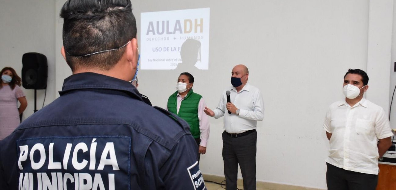 Alcalde de Soledad y Ombusdman Potosino clausuran curso especial de Derechos Humanos dirigido a policías municipales 