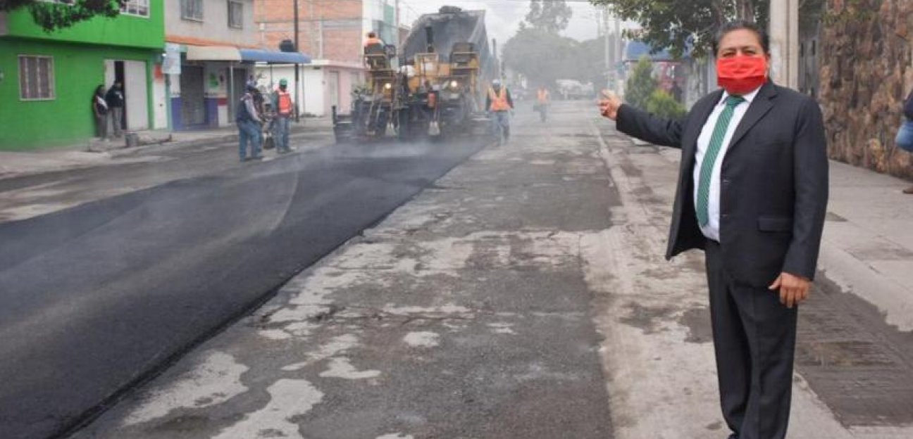 Ayuntamiento de Soledad moderniza calle Parque Agua Azul y Lagos de Moreno en Foresta