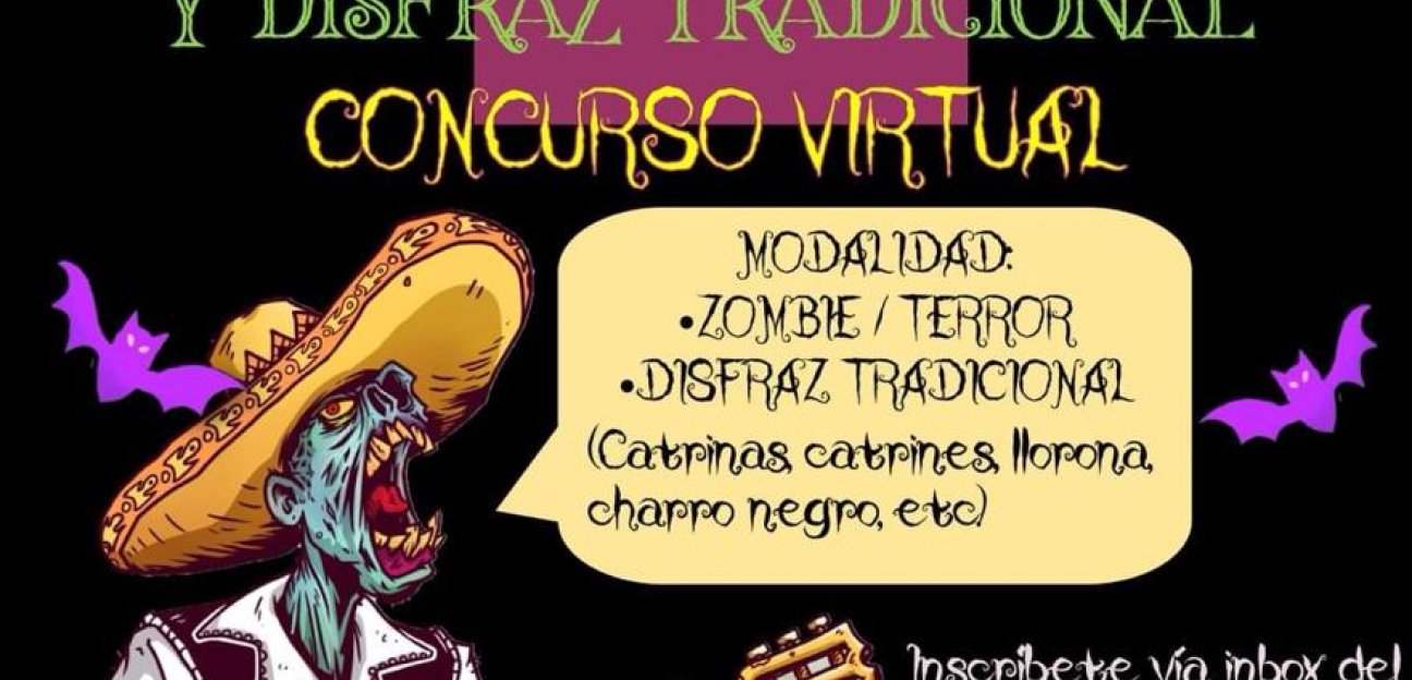 Informan los ganadores de concurso virtual de cuentos cortos y de disfraces de la Novena Marcha Zombie.