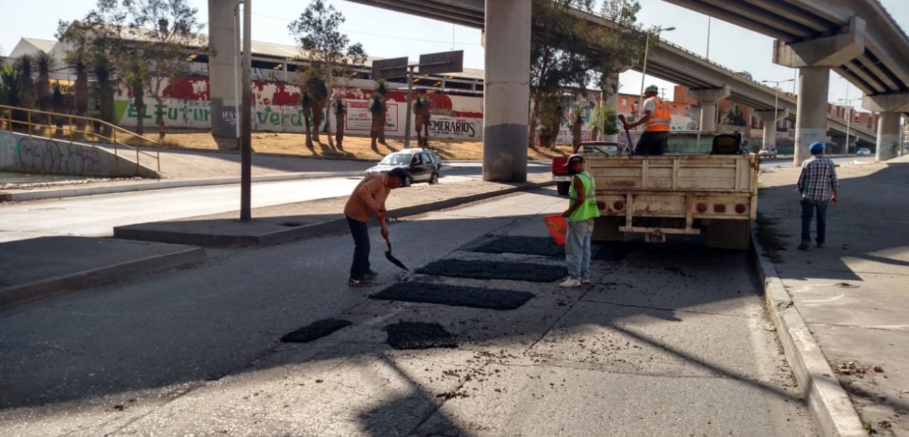 Se mantiene la atención en vías urbanas para su rehabilitación en atención a reportes ciudadanos
