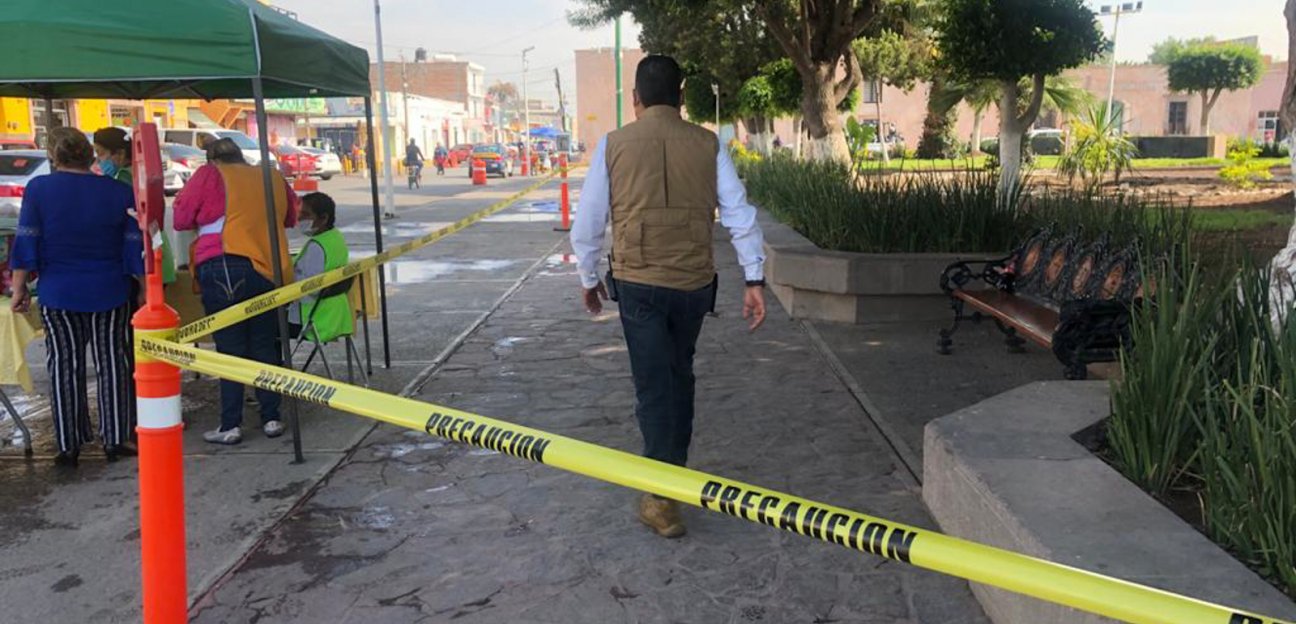 Jardín Principal se mantendrá con acceso restringido en cumplimiento a semáforo epidemiológico