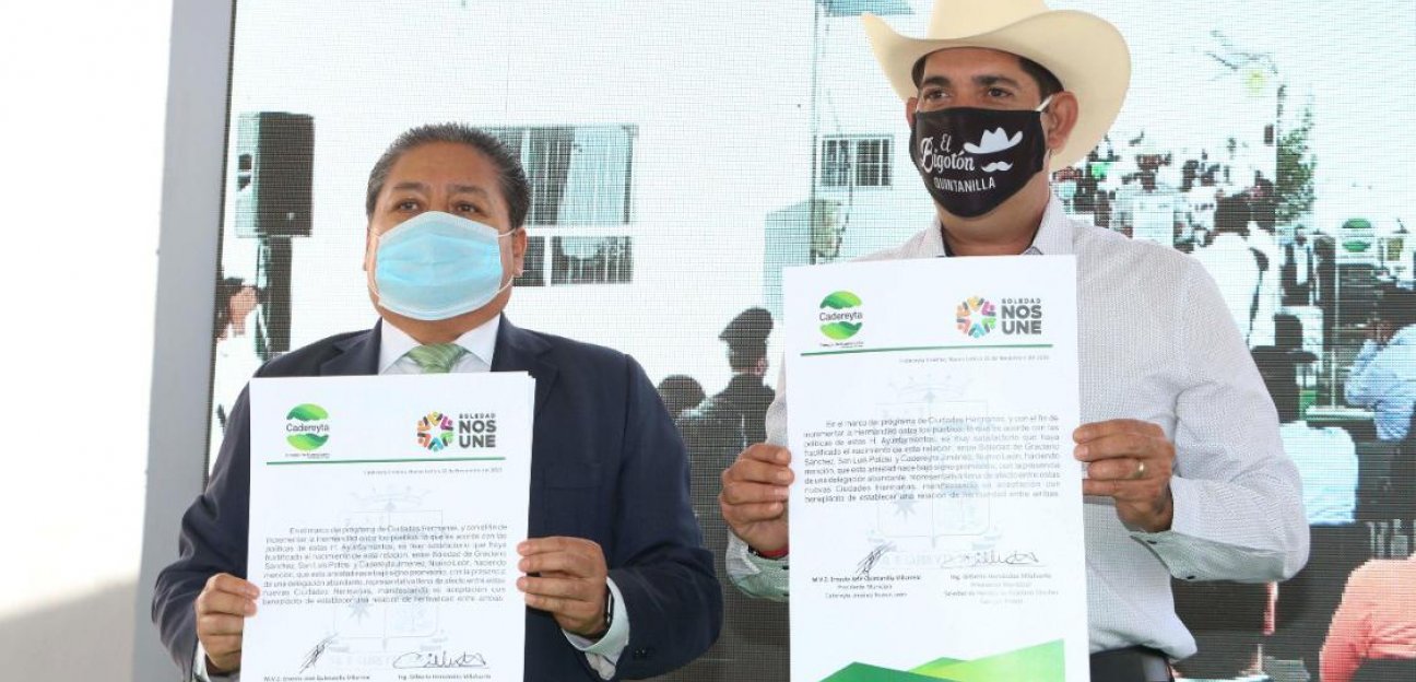 Ayuntamiento de Soledad comparte experiencias de desarrollo con su similar de Cadereyta, Nuevo León