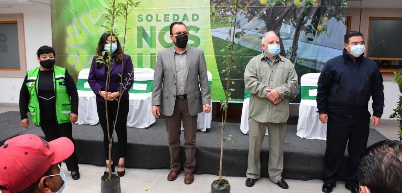 Arranca Segunda Jornada de entrega de árboles frutales en Soledad