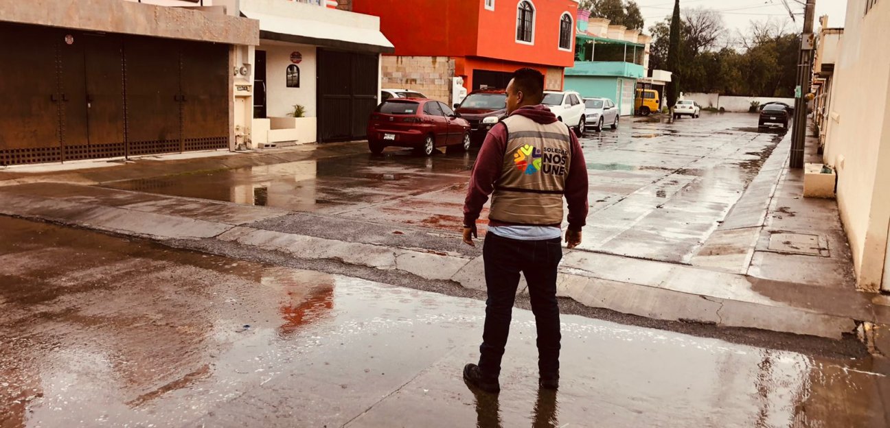 Protección Civil de Soledad actúa de manera preventiva en temporada de lluvias: Omar Oziel Miranda.