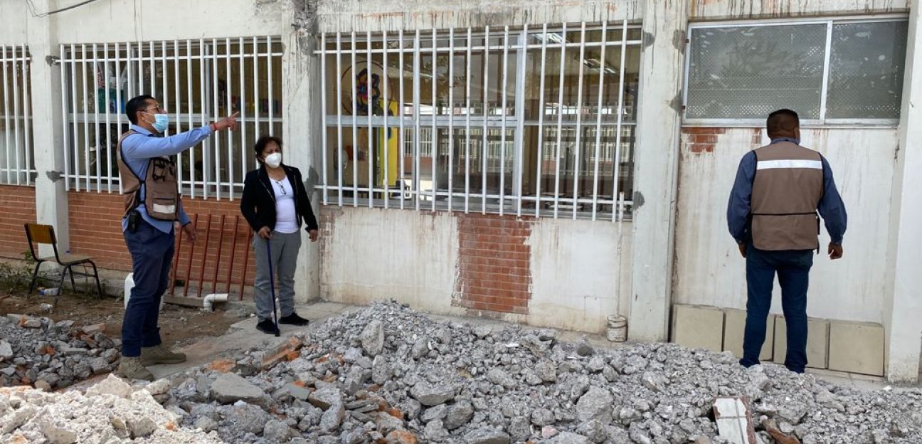 Protección Civil de Soledad inspecciona condiciones estructurales en las escuelas 