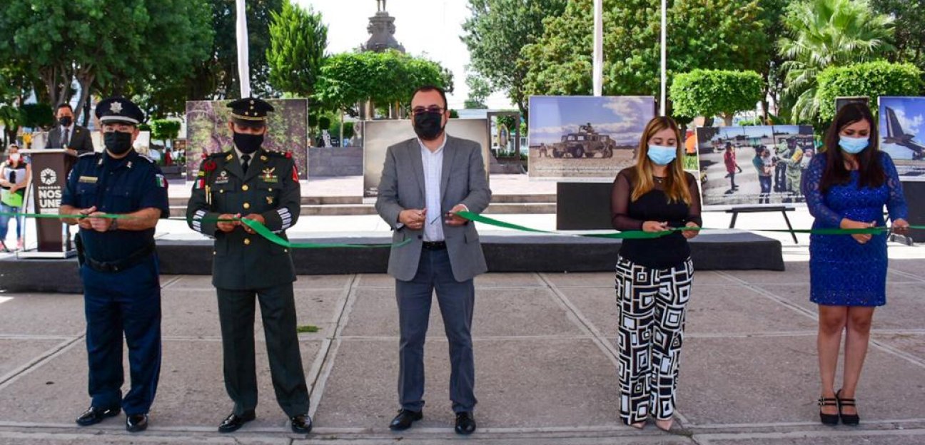 Ayuntamiento de Soledad exhibe vistosa galería Ejército y Fuerza Aérea, la gran fuerza de México