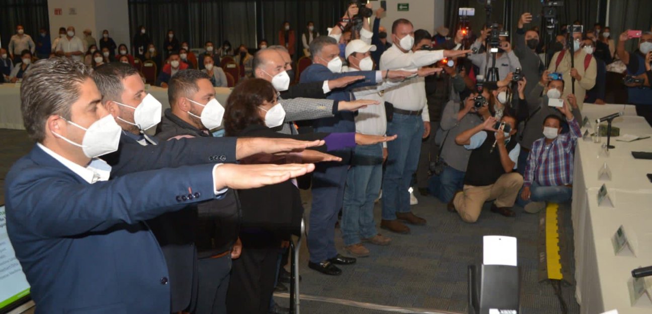 Alcaldesa de Soledad toma protesta como presidenta de la Mesa Directiva de la Red Potosina de Municipios por la Salud