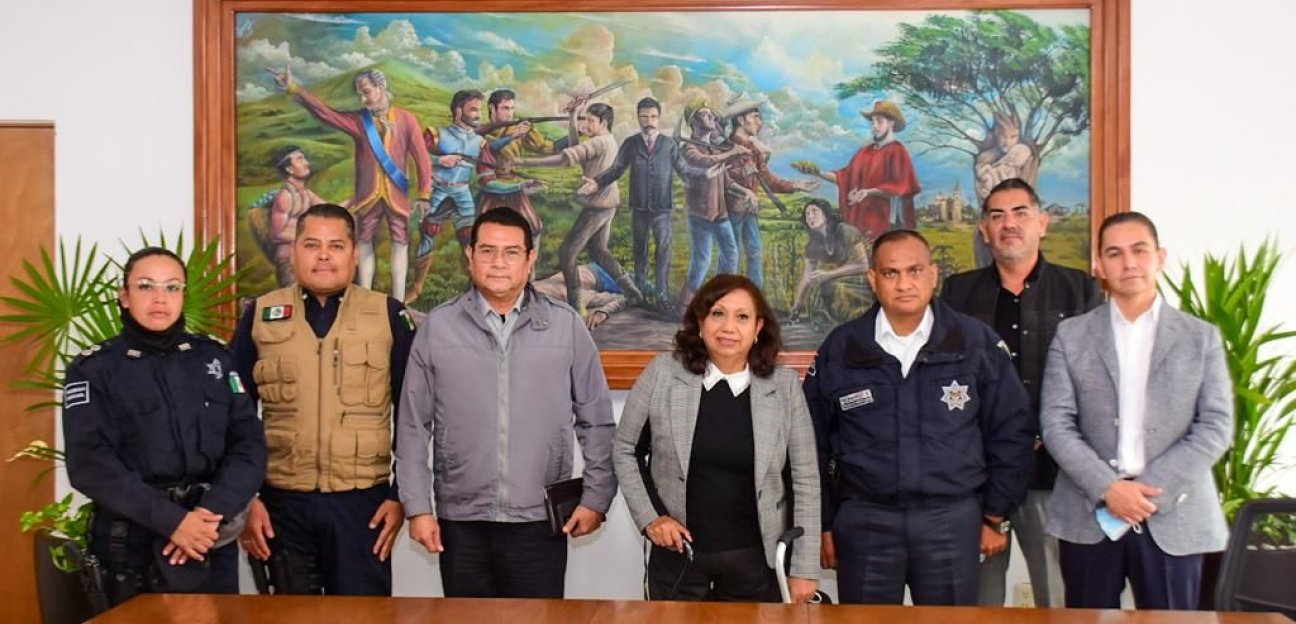 Alcaldesa de Soledad y Secretario de Seguridad Pública Estatal acuerdan unir esfuerzos para prevenir el delinto en el municipio