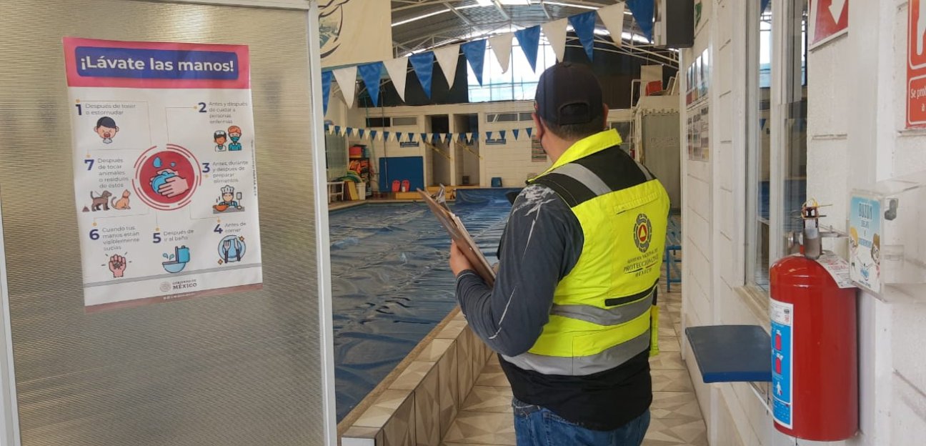 Ante la cercanía de la Semana Santa, Protección Civil Municipal de Soledad verifica que los centros acuáticos cuenten con las medidas de seguridad pertinentes