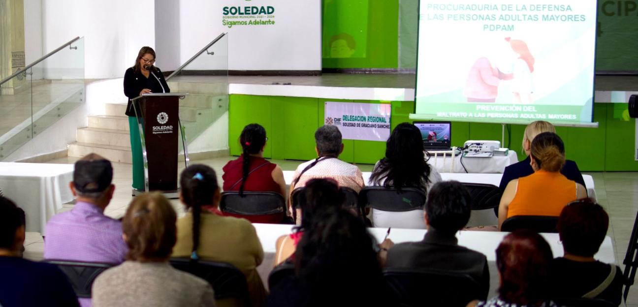 Soledad de G.S. recibe acciones estatales para fortalecer bienestar de adultos mayores