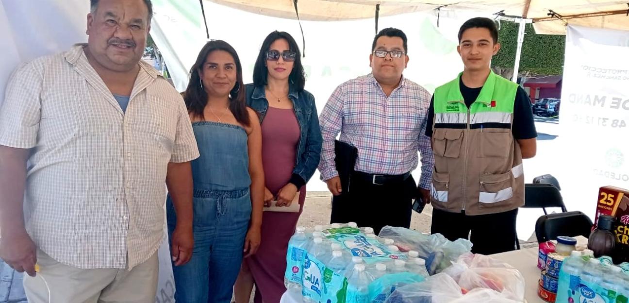 Turismo Municipal de Soledad se sumó a iniciativa de apoyo a afectados en Guerrero 