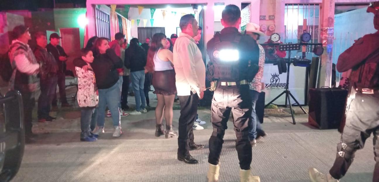 Seguridad Pública de Soledad canceló 17 bailes callejeros durante el fin de semana