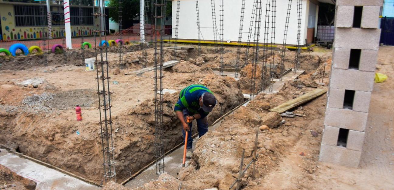 Municipio de Soledad y Estado suman esfuerzos para reconstruir Jardín de Niños en Fracc. Conjunto del Real 