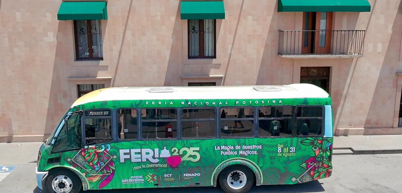 Listas, rutas de transporte gratuito desde la plaza de Soledad a la Fenapo