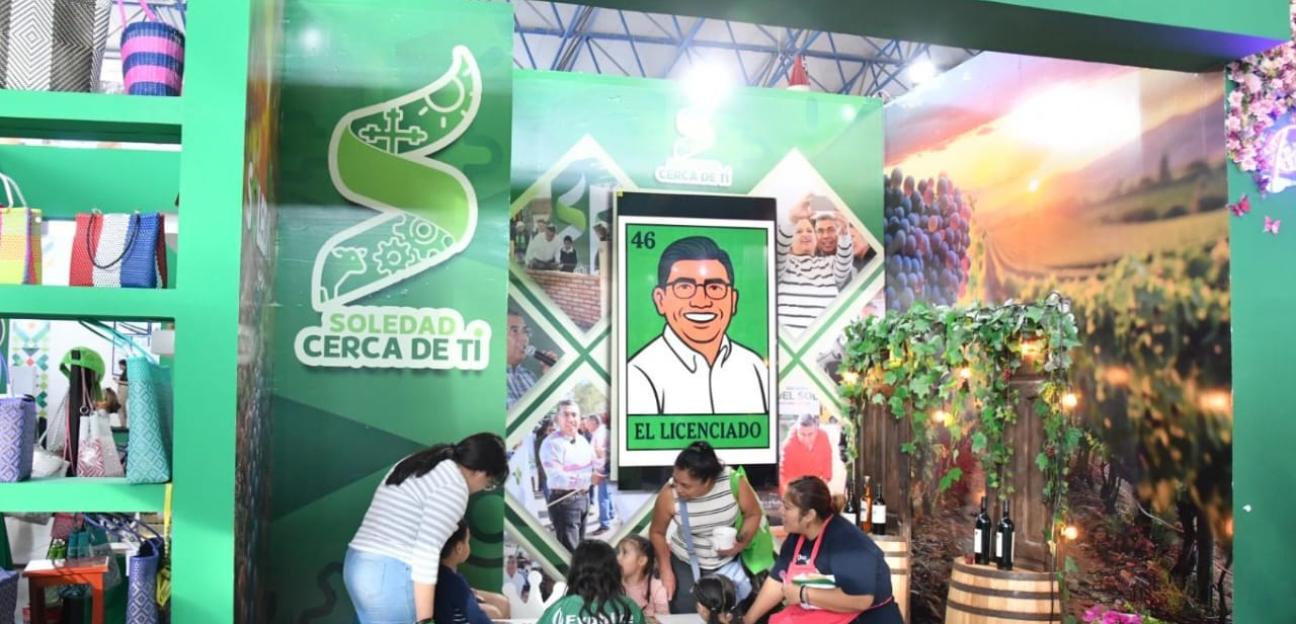 Municipio de Soledad atrapa a miles de visitantes en la Fenapo con su múltiple riqueza