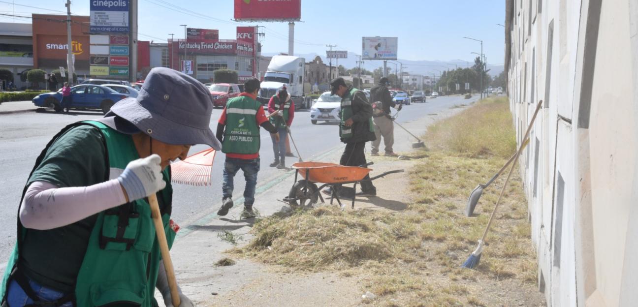 En una semana, gobierno municipal de Soledad recolecta 7 toneladas de desechos en calles y avenidas