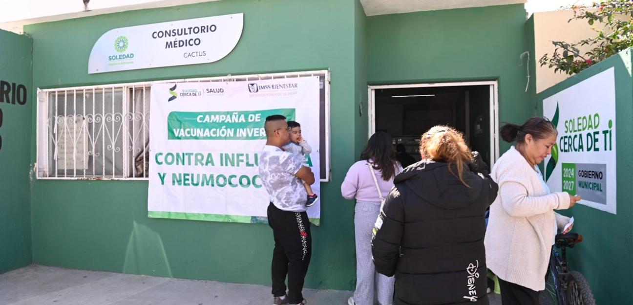 Soledad de G.S. concluye jornada invernal de vacunación con más de mil dosis aplicadas y prepara segunda etapa