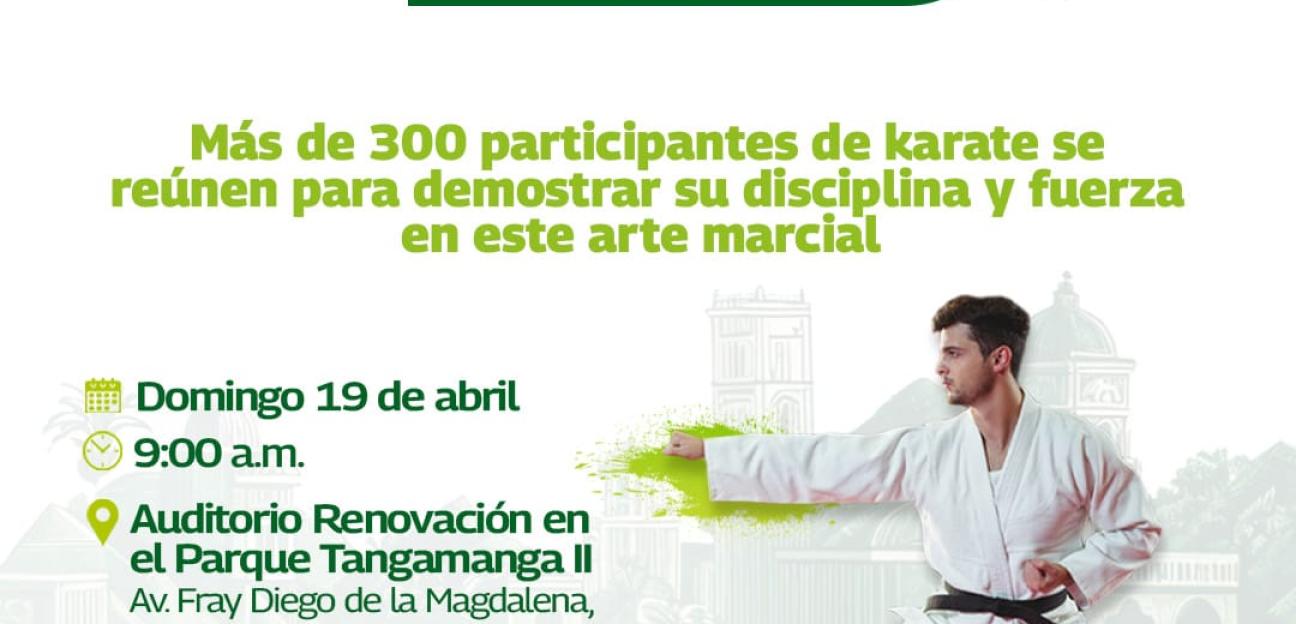 Soledad de G.S. impulsa histórico torneo de karate con amplia participación