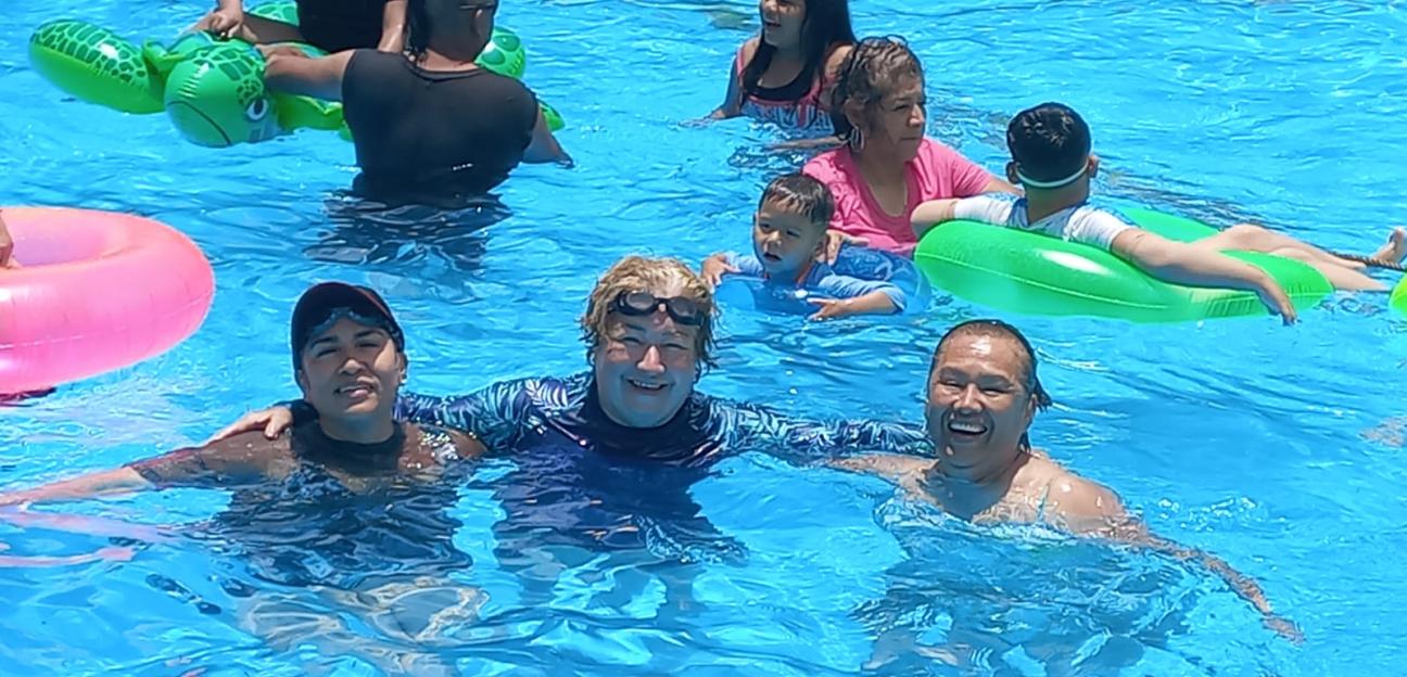 Municipio de Soledad promueve que adultos mayores y familias disfruten de sana recreación en espacios acuáticos