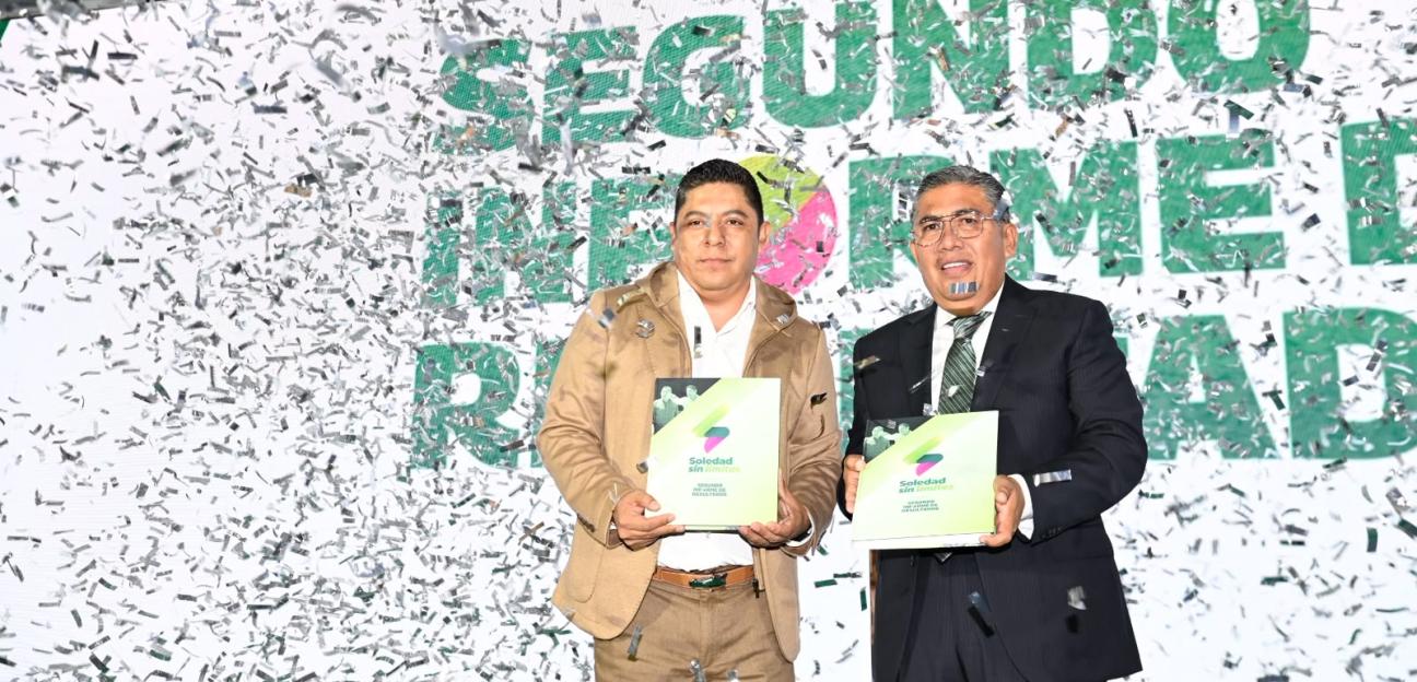 Soledad marca el rumbo del nuevo San Luis: Más de un millón de metros cuadrados de pavimentación y mayor inversión hidráulica a la gente: Navarro Muñiz