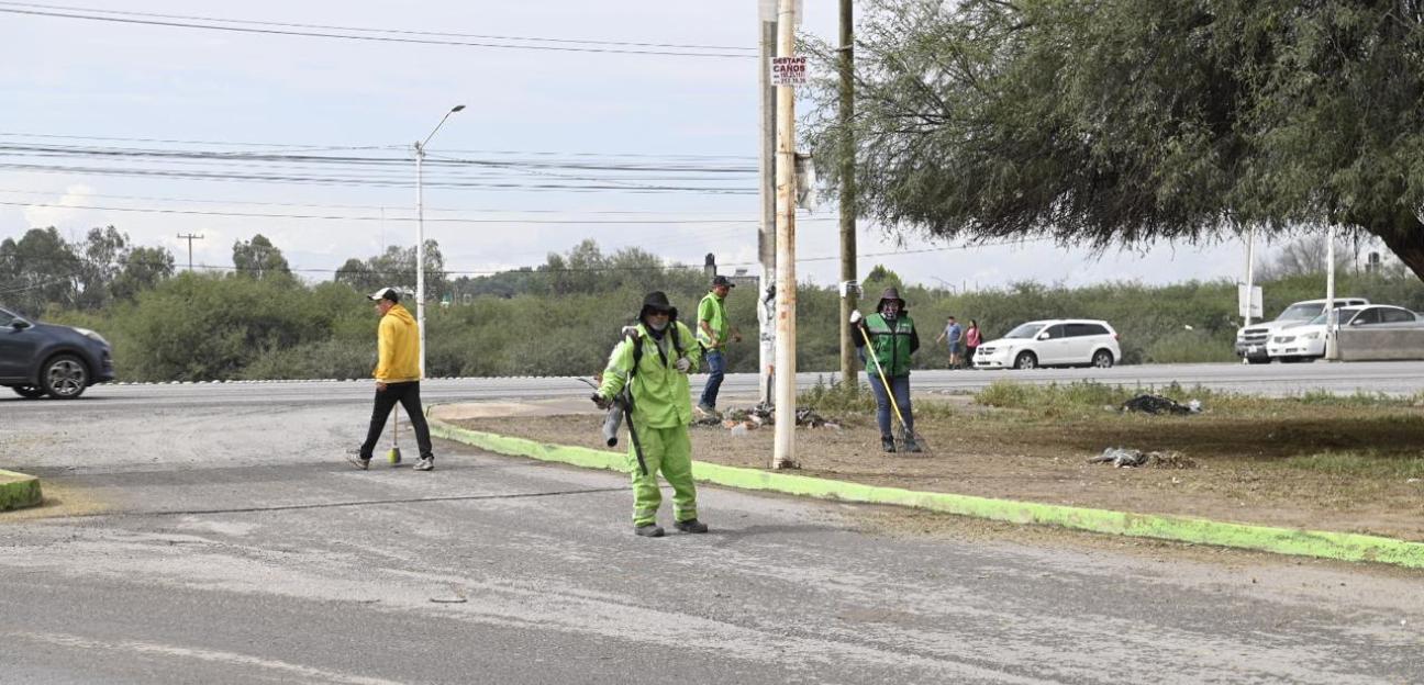 Intensifica Soledad mantenimiento integral en calles para prevenir inundaciones y mantener vialidades limpias