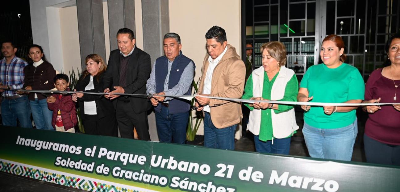 Estamos palpando el camino en Soledad: vecinas de la colonia 21 de Marzo al estrenar parque urbano