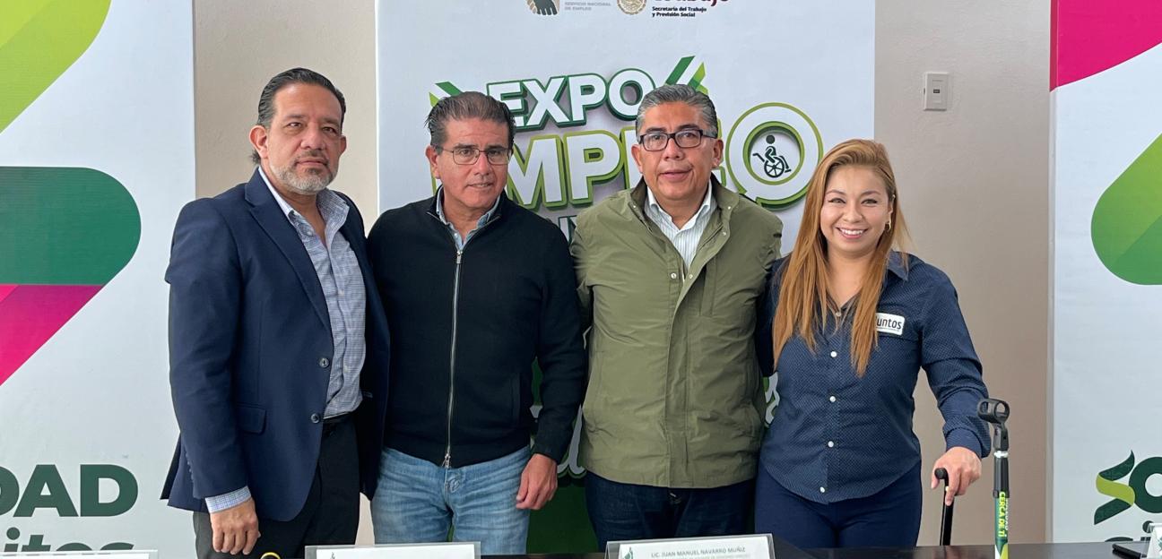 Alcalde Juan Manuel Navarro presenta Expo Empleo de Inclusión, Comercio y Servicios: 25 empresas participantes