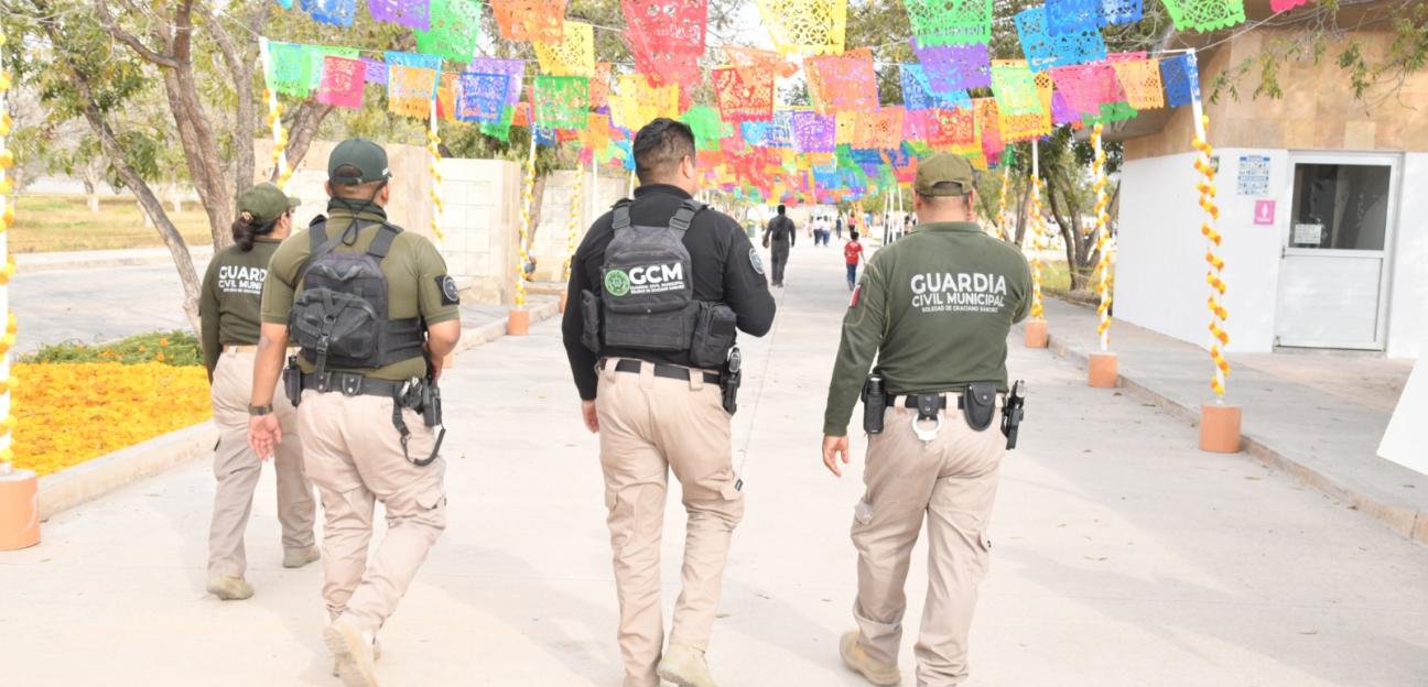 GCM de Soledad alista operativo en panteones por Día de Muertos